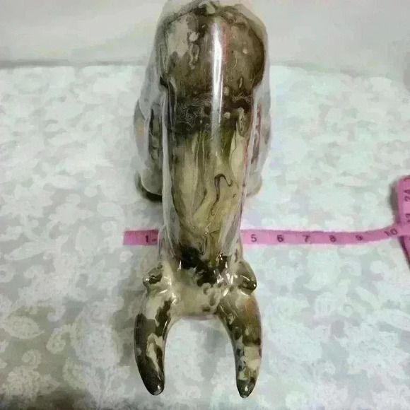 Charging Bull Porcelain statue marble finish - Picture 9 of 10